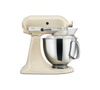 KitchenAid Artisan Stand Mixer Almond Cream, 4.8L + 3L Bowls & Tilt-Head