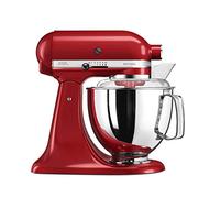 KitchenAid 5KSM175PSBER mixer Stand mixer 300 W Red, Stainless steel