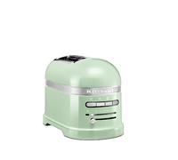 KitchenAid Artisan Toaster 2 Slice Pistachio | Roasts brioche, bagels and thick farmhouse bread evenly; 7 browning levels, sandwich attachment, iconic metal housing