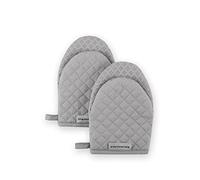 KitchenAid Asteroid Mini Oven Mitt Set, 5.5"x8", Grey, 2 Piece