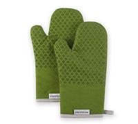 KitchenAid Asteroid Oven Mitt Set, 7"x12.5", Matcha Green, 2 Piece