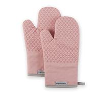KitchenAid Asteroid Oven Mitt Set, Dried Rose