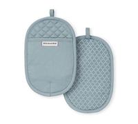 KitchenAid Asteroid Pot Holder 2-Pack Set, Blue, 6.5"x10"