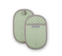 KitchenAid Asteroid Pot Holder 2-Pack Set, Pistachio, 6.5"x10"