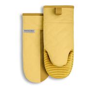 KitchenAid Beacon Two-Tone Oven Mitt 2-Pack Set, 5.75"x13", Majestic Yellow