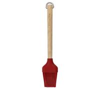 Kitchenaid Birchwood Basting Brush With Silicone Head Red