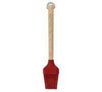 KitchenAid Birchwood Basting Brush with Silicone Head Red