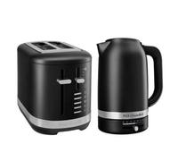 KitchenAid Breakfast Suite Matte Black 1.7L Kettle and 2 Slice Toaster Set