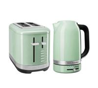 KitchenAid Breakfast Suite Pistachio 1.7L Kettle and 2 Slice Toaster Set