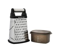 KitchenAid Cheese Grater with Container and Lid, 4-Sided