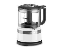 KitchenAid Cordless Chopper KFC3516WH 3.5-Cup Mini Food Processor-White, Plastic