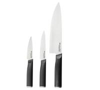 KitchenAid Classic 3-Piece Cooking Knife Set, Sharp High-Carbon Japanese Steel - Silver - Stainless Steel - Knife Set
