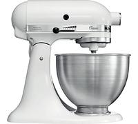 KitchenAid 5K45SS Stand mixer 275 W Stainless steel, White