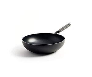 KitchenAid Classic Forged 3-Layer German Engineered Non-Stick, Induction, Oven Safe, Black, 28cm/3.6l Wok