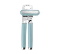 KitchenAid Classic Multifunction Can Opener and Bottle Opener Easy to Use, Razor Sharp Stainless Steel Cutting Wheel, Soft Ergonomic Handles, Mineral Water