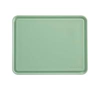 KitchenAid Classic Plastic Cutting Board with Perimeter Trench and Non Slip Edges, Dishwasher Safe, 11 inch x 14 inch, Green