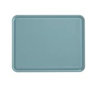 KitchenAid Classic Plastic Cutting Board with Perimeter Trench and Non Slip Edges, Dishwasher Safe, 11 inch x 14 inch, Blue