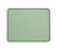 KitchenAid Classic Plastic Cutting Board with Perimeter Trench and Non Slip Edges, Dishwasher Safe, 11 inch x 14 inch, Green