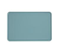 KitchenAid Classic Plastic Cutting Board with Perimeter Trench and Non Slip Edges, Dishwasher Safe, 12 inch x 18 inch, Blue