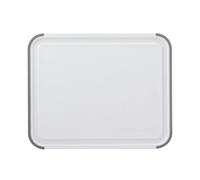 KitchenAid Classic Nonslip Chopping Board with Perimeter Trench White