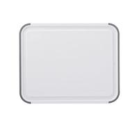 KitchenAid Classic Polypropylene Non-Slip Chopping Board, 35 x 28cm | Protects worktops during food prep, featuring a textured reverse to prevent slipping and ensure stable slicing.