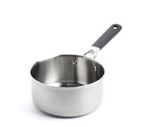 KitchenAid Classic Stainless Steel 3-Layer 16 cm/1.5 Litre Saucepan Pot, Clad, Induction, Oven Safe, Stay-Cool Handle, Silver