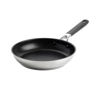 KitchenAid Classic Stainless Steel Frying Pan, PFAS-Free Non-Stick in Silver | Size: 24 cm KitchenAid Silver 24 cm