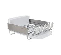 KitchenAid Compact Stainless Steel Dish Rack, 16.06-Inch, White