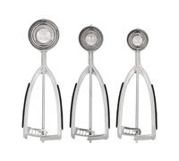 KitchenAid Cookie Dough Scoop Set, Set of 3, Black