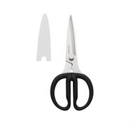 KitchenAid Easy Grip Stainless Steel Kitchen Shears, Black, Carded