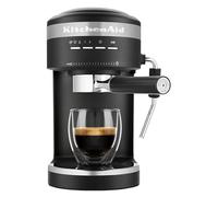 KitchenAid Espresso Machine - Artisan Black Matte | Delivers stable brewing pressure and rapid heating to handle busy morning coffee orders smoothly in cafe environments.