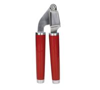 KitchenAid Garlic Press, Stainless Steel Crusher Dishwasher Safe Gadget Empire Red