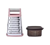 KitchenAid Gourmet Box Grater, Dried Rose, 10 Inch
