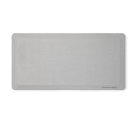 KitchenAid Gourmet Series Kitchen Comfort Gel Mat, Solid Basketweave, Matte Grey, 20"x39"