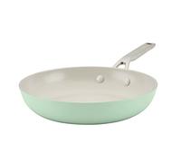 KitchenAid Hard Anodized Ceramic Nonstick Frying Pan/Skillet, 10 Inch - Pistachio