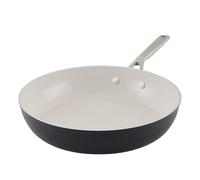 KitchenAid Hard Anodized Ceramic Nonstick Frying Pan/Skillet, 12.25 Inch - Matte Black