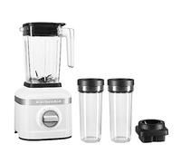 KitchenAid K150 3 Speed Ice Crushing Blender with 2 Personal Blender Jars - KSB1332Y - White, 48 oz