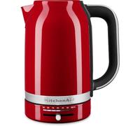 KitchenAid Kettle with Temperature Control - 1.7L - 100°C to 100°C - Stainless Steel - Single Wall Retro Design - Anti-drip - Emperor Red