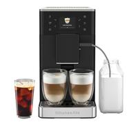 KitchenAid 5KES8453 Fully Automatic Espresso Machine with Iced Coffee KF3, Bean to Cup Coffee Maker with Built-in Grinder, 19 Recipe Options, Auto Milk System, Matte Black