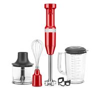 KitchenAid KHBV83ER Variable Speed Corded Hand Mixer with Accessories, Empire Red