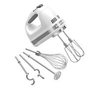 KitchenAid KHM926WH 9-Speed Hand Mixer, Plastic, White
