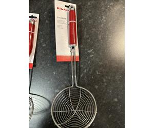 KitchenAid KitchenCraft Masterclass Strainer Empire Red CHEAP
