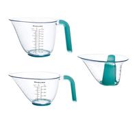 KitchenAid KO298OSAQA Gourmet Measuring Jugs Set of 3 Aqua Sky