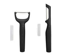 KitchenAid KQ355OHOBB Universal Peeler Set, Plastic, Onyx Black