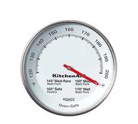KitchenAid KQ902 Leave-in, Oven/Grill safe Meat Thermometer, TEMPERATURE RANGE: 120F to 200F, Stainless Steel, Analog