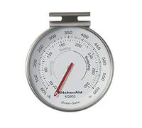 KitchenAid KQ903 3-in Analog Dial Oven/Appliance Thermometer, TEMPERATURE RANGE: 100F to 600F, Stainless Steel