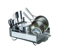 KitchenAid KNS896BXGRA Full Size Dish Rack, Stainless Steel, Light Grey