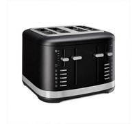 KitchenAid Matte Black Manual Control 4 Slot Toaster