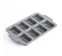 Kitchenaid Metal Bakeware Mini Rectangular Cake Pan In Light Grey Light Grey
