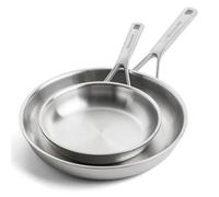 Kitchenaid Multi-Ply Stainless Steel 20Cm & 28Cm Frying Pan Set